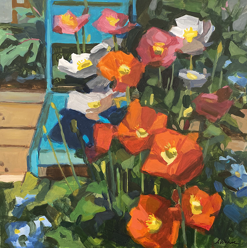 Anne Ward, 'Spring Poppies'