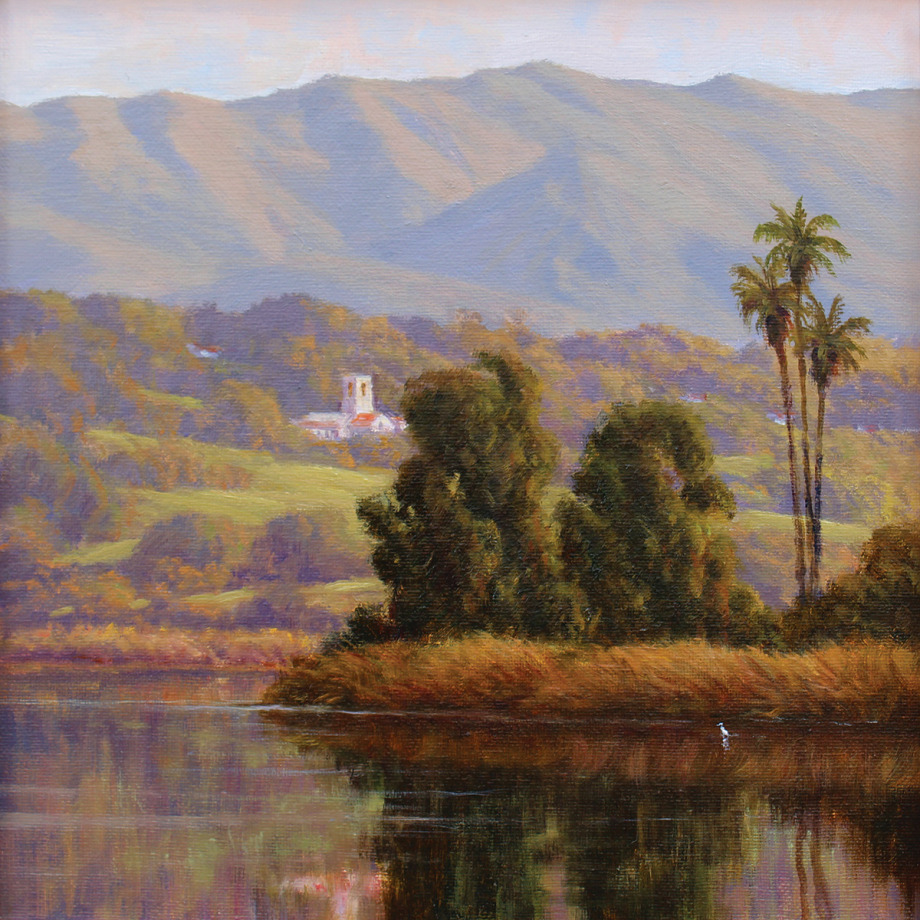 Ralph Waterhouse, Morning Light, Bird Refuge, oil on canvas.